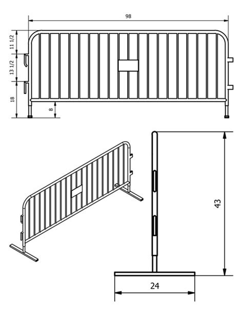 Blockader Standard Barrier Provides Effective Crowd Control