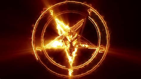 Baphomet Pentagram Symbol Stock Motion Graphics Motion Array