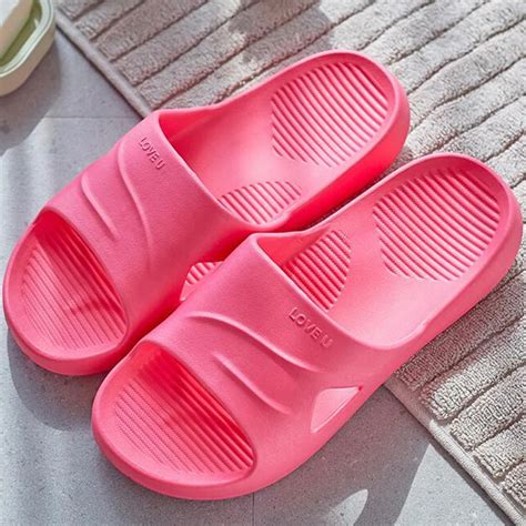 Coolsa Female Solid Eva Fat Slippers Womens Environmentally Friendly