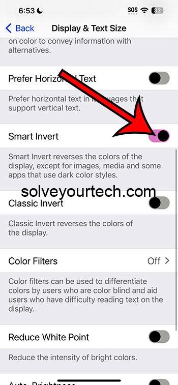 Ios 17 How To Invert Iphone Screen Colors Solve Your Tech