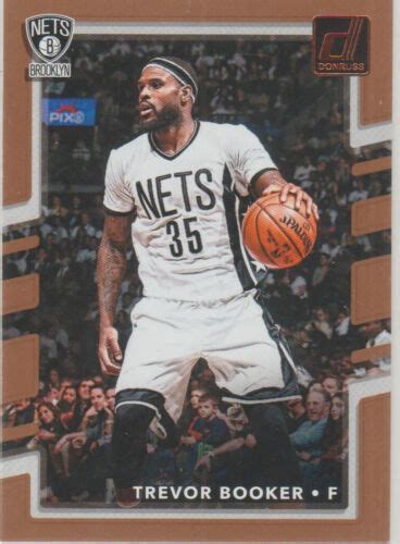 Brooklyn Nets Nba Legend Trevor Booker Panini Card Yeppers Ok