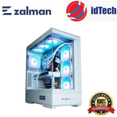 Jual Zalman P Ds White Casing Computer Atx Mid Tower Shopee Indonesia