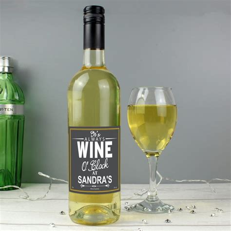 Personalised White Wine Personalised Bottle Labels