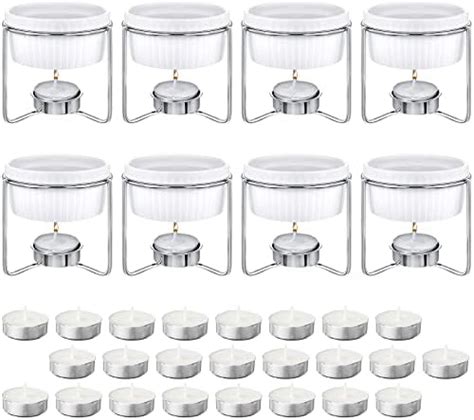 40 Pieces Ceramic Butter Warmers Set 8 Pieces Butter