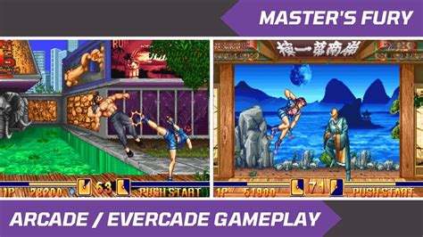 Master S Fury 1996 2023 Arcade Evercade Gameplay YouTube