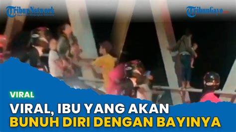 Viral Warga Selamatkan Ibu Yang Akan Bunuh Diri Dengan Bayinya