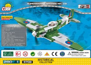 Instrukcja Cobi Set Small Army Wwii Supermarine Spitfire Mk Vb