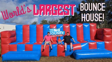 The Big Bounce America Worlds Largest Bounce House Theme Park