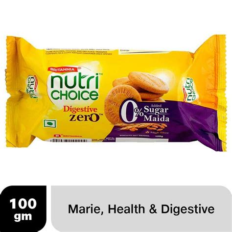 Britannia Nutrichoice Digestive Zero Biscuits 100 G Bazaar5