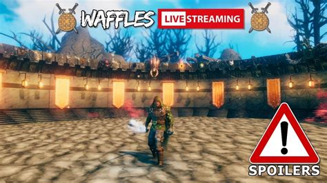 Ashlands Weapons Testing And Arena Build Waffles LIVE YouTube