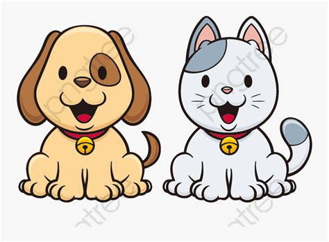 Clip Art Cat Dog Clipart Animated Cat And Dog Hd Png Download Kindpng