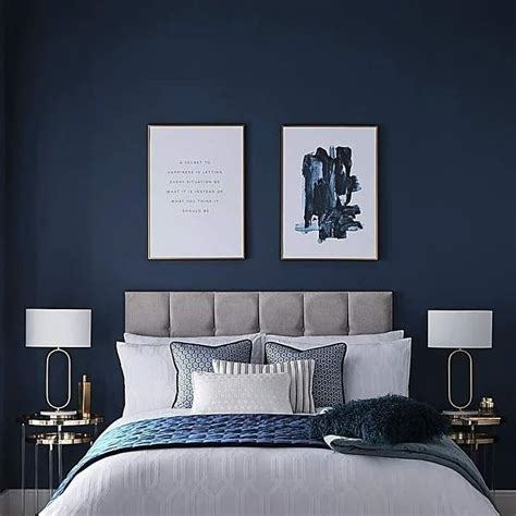 Dulux Blue Paint Colours - Interiors By Color | Blue bedroom walls, Blue feature wall bedroom ...