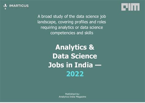 Analytics Data Science Jobs In India 2022 Pptx