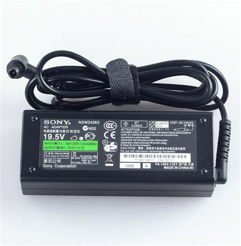 Genuine 19 5V 4 7A Original AC Power Adapter Charger For Sony VAIO VGP