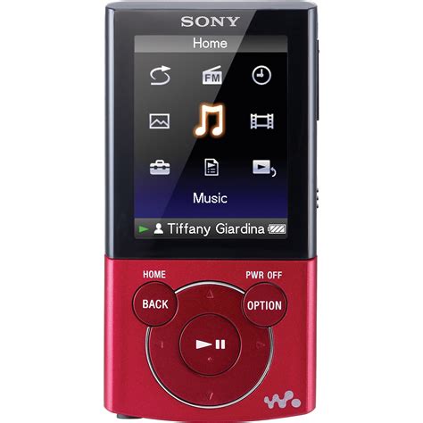 Sony Nwz E Gb E Series Walkman Video Mp Player Nwz E Red