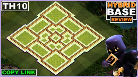 NEW BEST!! TH10 Hybrid base 2022 Copy Link! Town Hall 10 base - Clash ...