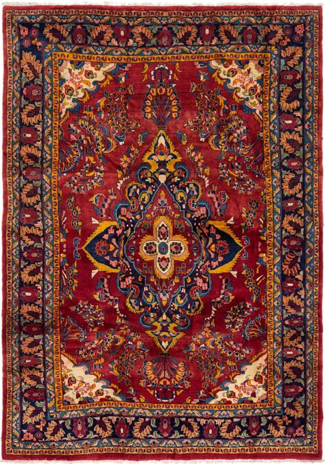 Red 7' 10 x 10' 10 Golpayegan Persian Rug | Rugs.com