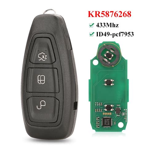 Jingyuqin Full Smart Buttons Remote Key Fob Mhz Id Pcf Chip