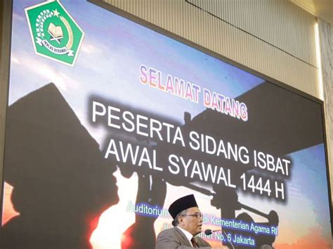 Kemenag Syawal Hijriah Jatuh Pada April Opsi Id