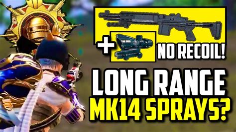 No Recoil Mk Full Auto Long Range Spray Pubg Mobile Youtube