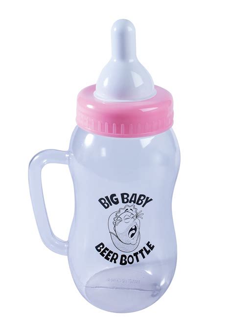 Pink Baby Beer Bottle