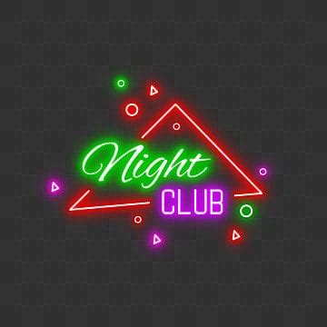 Night Club Neon Vector Design Images, Neon Night Club Sign Eps Ai, Neon ...