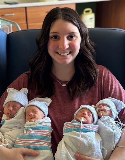 Couple Welcomes Incredibly Rare Quadruplets Including 2 Sets Of