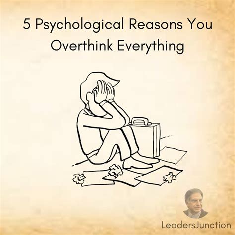 Leaders Junction On Twitter Psychological Reasons You Overthink