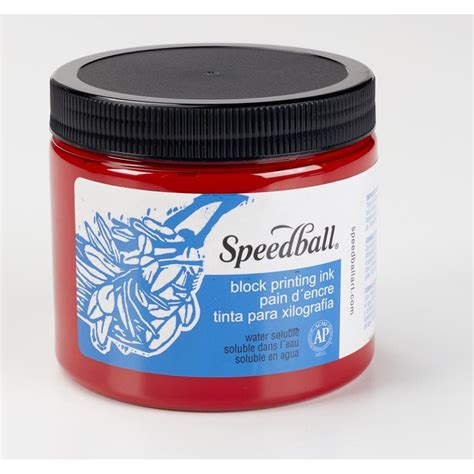 Speedball Block Printing Ink Lb Red United Art Education