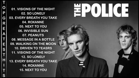 The Police Best Songs The Police Greatest Hits Full Album 2022 Youtube