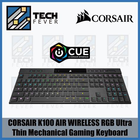 CORSAIR K100 AIR WIRELESS RGB Ultra Thin Mechanical Gaming Keyboard