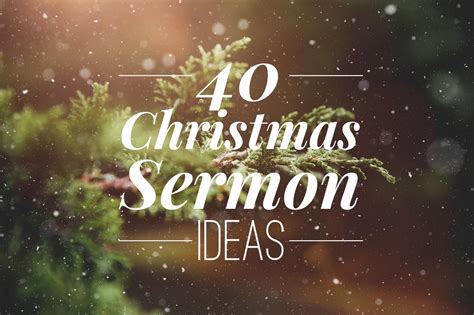 Free Printable Christmas Sermons