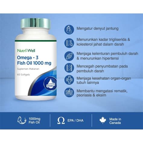 Jual Nutriwell Mg Omega Fish Oil Softgel Jakarta Barat