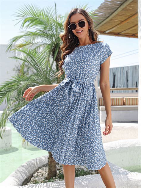 Sky Blue Summer Dress