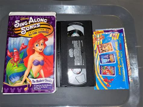 Disneys Sing Along Songs Sing Along Songs The Modern Classics Vhs