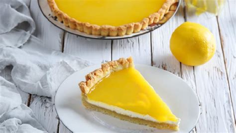 Tarte crémeuse à la ricotta et au citron un dessert exquis au goût