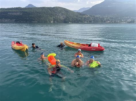 La Travers E Int Grale Du Lac D Annecy Swimeo