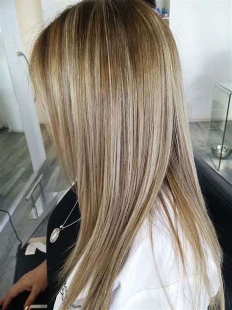 Balayage Dorado Y Cenizo Lacio Balayage Hair Blonde Long Balayage