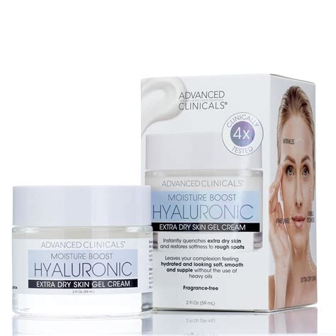 Buy Advanced Clinicals Hyaluronic Acid Facial Cream Hydration Lotion