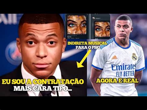 EITA MBAPPE MANDA INDIRETA AO PSG E UMA POSSIVEL SAIDA PARA O REAL