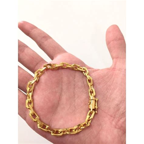 Pulseira Moeda Antiga Banhada A Ouro Mm Shopee Brasil