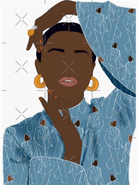 Beautiful Elegant Black Woman Sticker For Sale By Patricia256 Redbubble