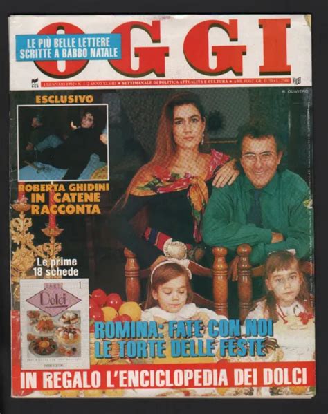 OGGI 1 2 1992 AL Bano Romina Power Madonna Luke Perry Fallaci Reza Ciro