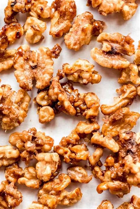 Quick And Easy Candied Walnuts Recipe Candied Walnuts Walnut