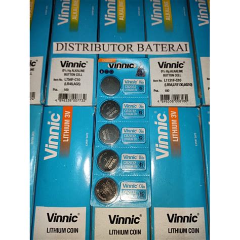 Jual Battery Baterai Batre Vinnic Cr Cr V Jakarta Utara