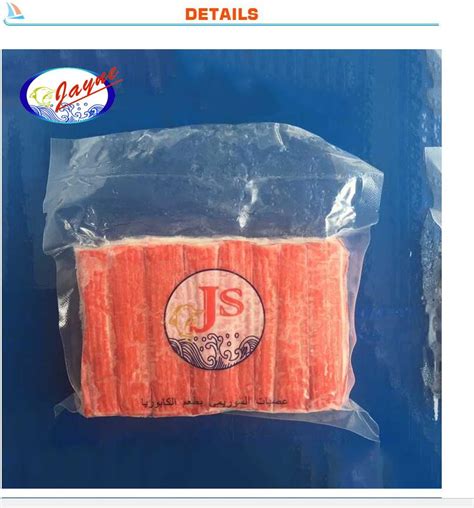 Filament Style Quality Frozen Surimi Crab Stick With 2 Years Shelf Life