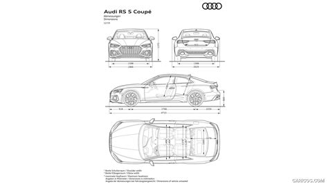 2020 Audi RS 5 Coupe - Dimensions | Caricos