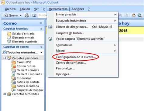 Configurar Outlook 2007 SoloWeb Mx