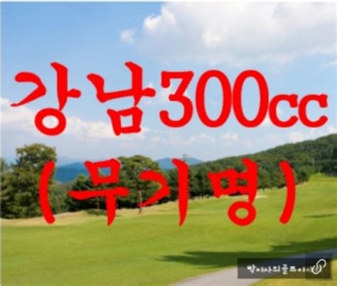 강남300cc 무기명 회원권 부킹 잘되는 골프장 강남300 무기명 회원권 강남300컨트리클럽 서울근교 2억초반대 유일한