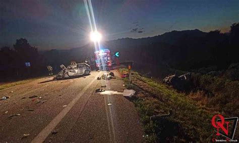 Ivrea Santhia Incidente Sulla Bretella Autostradale Tre Morti Foto